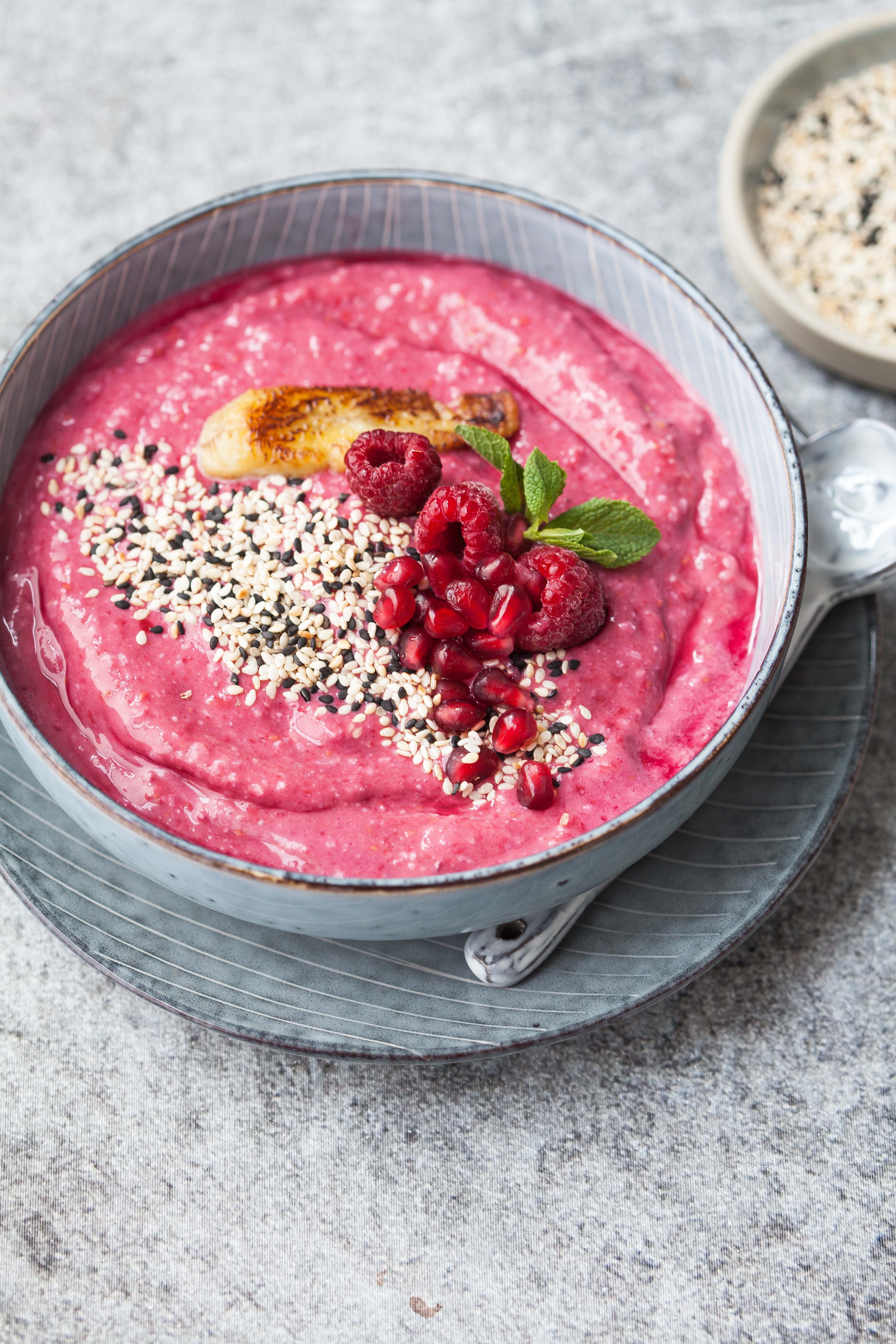 Himbeer Smoothie Bowl Foodtastic