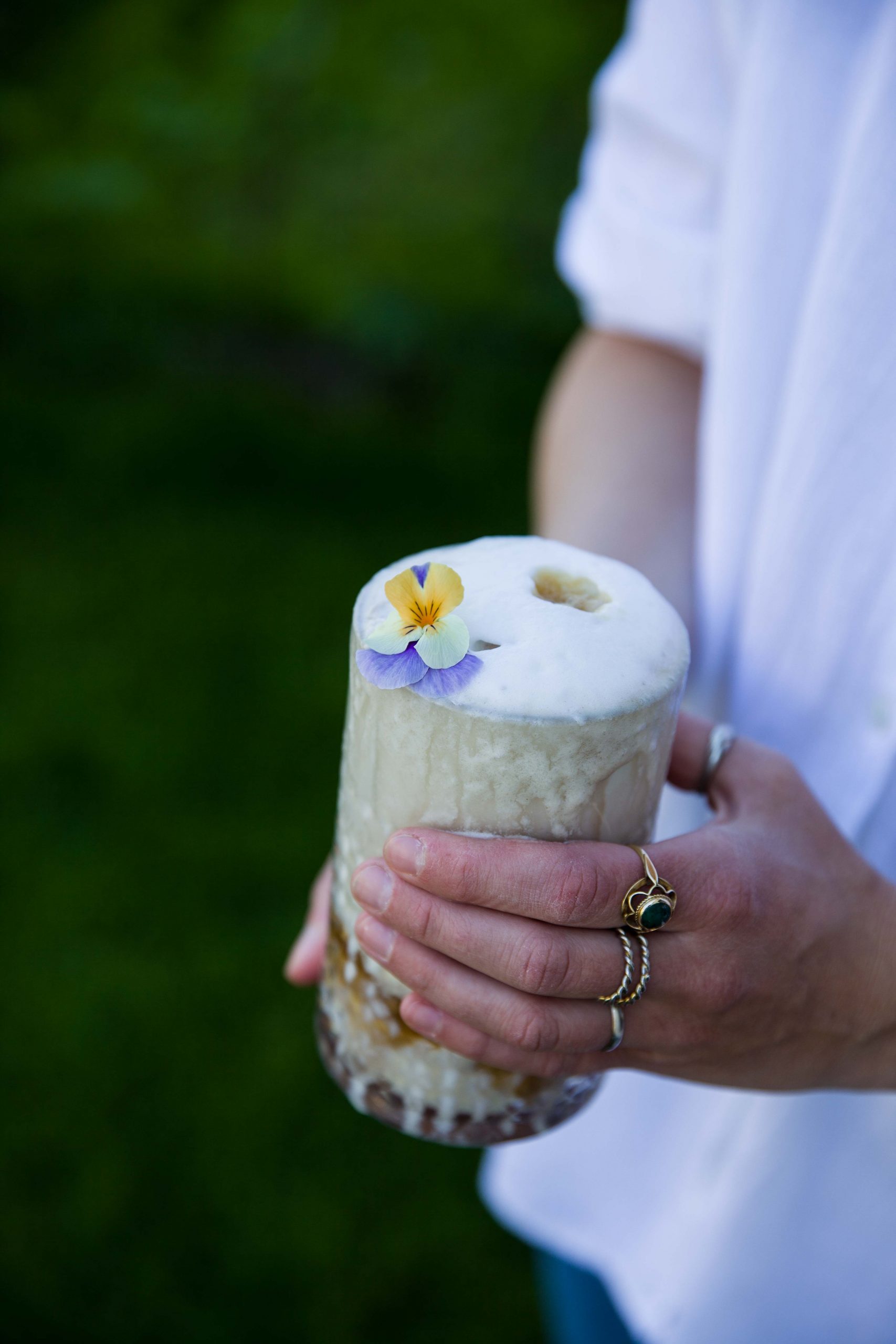 Frozen Banana Coffee Shake